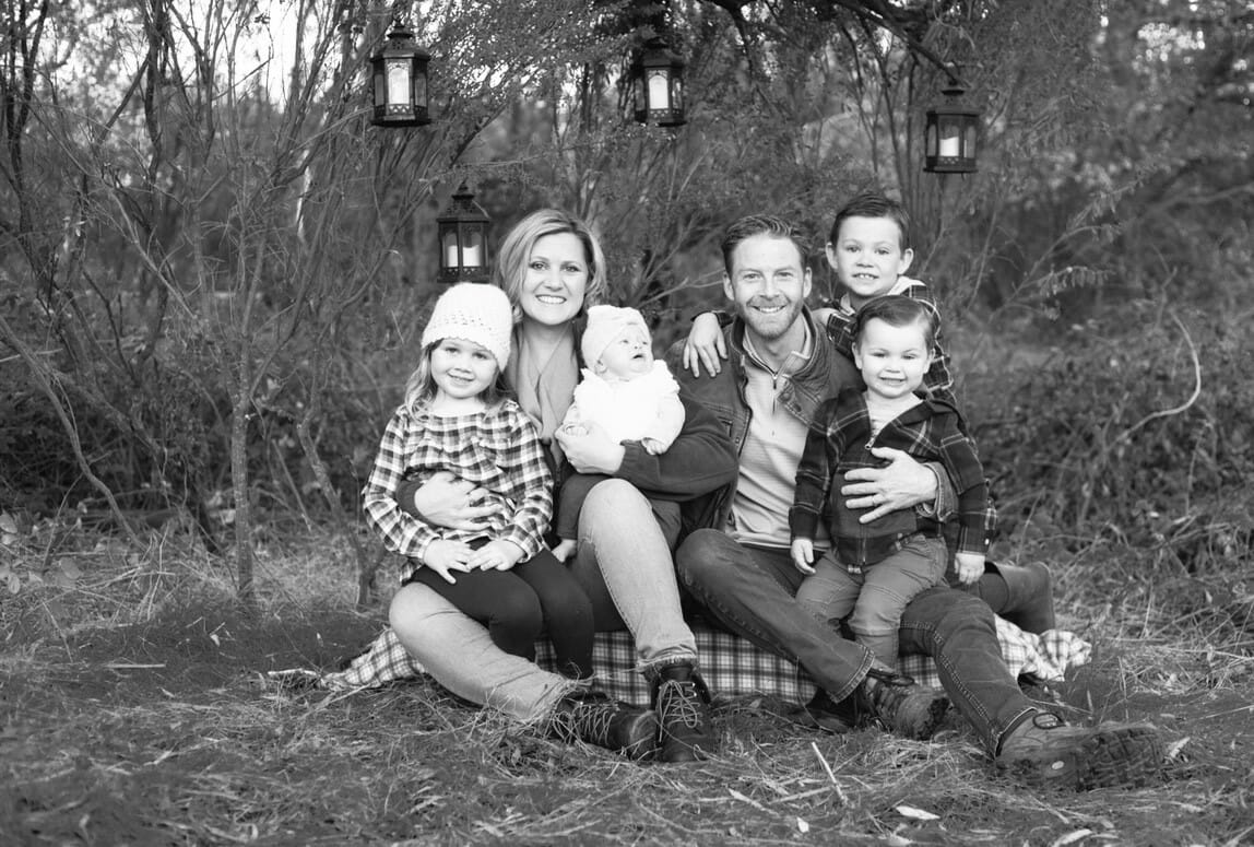 Hicks Family B&W